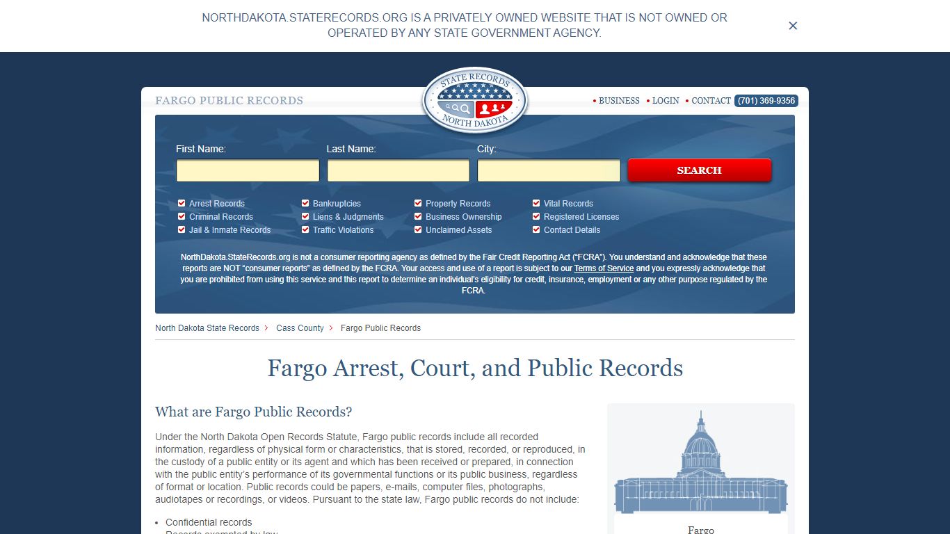 Fargo Arrest and Public Records | North Dakota ...