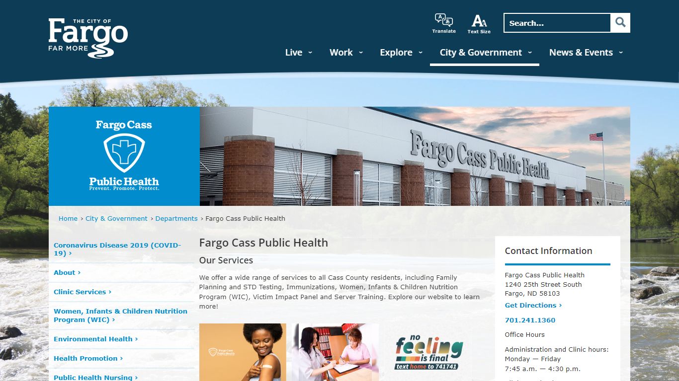 The City of Fargo - Fargo Cass Public Health